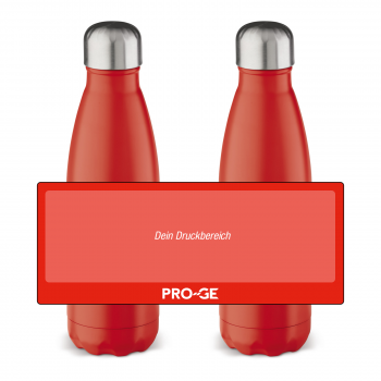 Doppelwandige Vakuum Flasche mit "eigenem Logo"