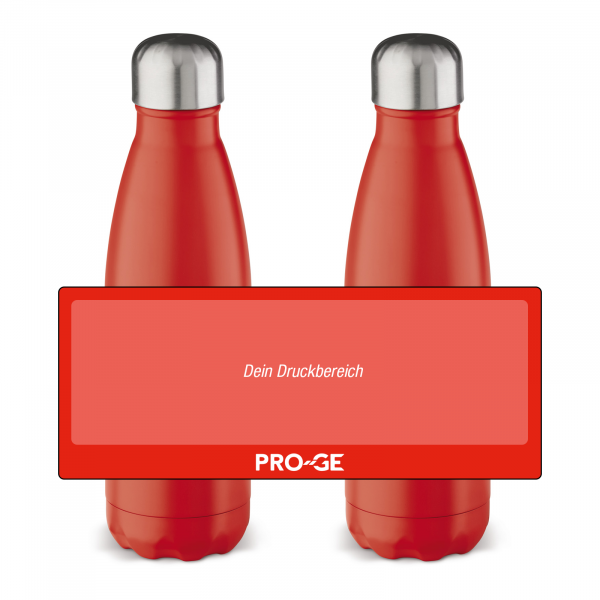 Doppelwandige Vakuum Flasche mit "eigenem Logo"